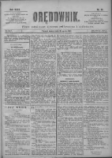 Orędownik: pismo poświęcone sprawom politycznym i spółecznym 1901.03.16 R.31 Nr63
