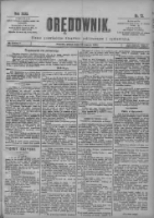 Orędownik: pismo poświęcone sprawom politycznym i spółecznym 1901.03.29 R.31 Nr73