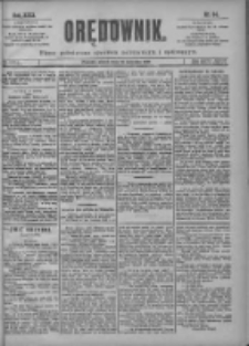 Orędownik: pismo poświęcone sprawom politycznym i spółecznym 1901.04.12 R.31 Nr84