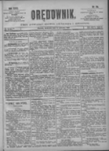 Orędownik: pismo poświęcone sprawom politycznym i spółecznym 1901.04.14 R.31 Nr86