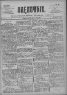 Orędownik: pismo poświęcone sprawom politycznym i sp&oacute;łecznym 1901.05.02 R.31 Nr101