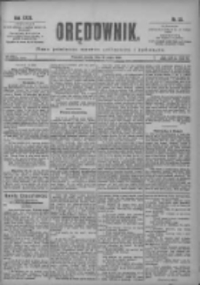 Orędownik: pismo poświęcone sprawom politycznym i sp&oacute;łecznym 1901.05.15 R.31 Nr111