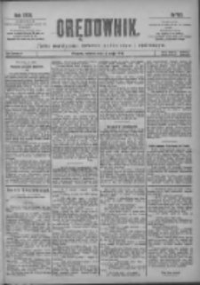 Orędownik: pismo poświęcone sprawom politycznym i spółecznym 1901.05.18 R.31 Nr113