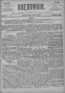 Orędownik: pismo poświęcone sprawom politycznym i spółecznym 1901.05.26 R.31 Nr120