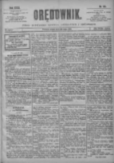 Orędownik: pismo poświęcone sprawom politycznym i sp&oacute;łecznym 1901.05.29 R.31 Nr121