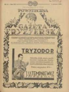 Powszechna Gazeta Fryzjerska : organ Związku Polskich Cech&oacute;w Fryzjerskich 1930.06.01 R.8 Nr11