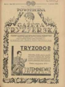 Powszechna Gazeta Fryzjerska : organ Związku Polskich Cechów Fryzjerskich 1930.06.01 R.8 Nr11