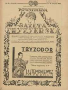 Powszechna Gazeta Fryzjerska : organ Związku Polskich Cech&oacute;w Fryzjerskich 1930.08.16 R.8 Nr16