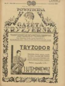 Powszechna Gazeta Fryzjerska : organ Związku Polskich Cech&oacute;w Fryzjerskich 1930.09.01 R.8 Nr17