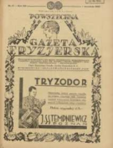 Powszechna Gazeta Fryzjerska : organ Związku Polskich Cechów Fryzjerskich 1930.09.01 R.8 Nr17