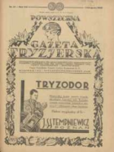 Powszechna Gazeta Fryzjerska : organ Związku Polskich Cech&oacute;w Fryzjerskich 1930.11.01 R.8 Nr21
