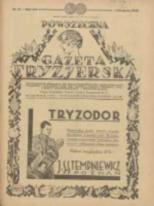 Powszechna Gazeta Fryzjerska : organ Związku Polskich Cechów Fryzjerskich 1930.11.01 R.8 Nr21
