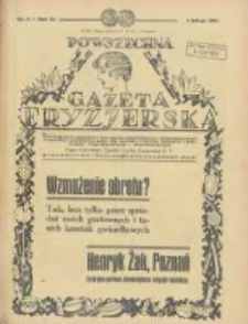 Powszechna Gazeta Fryzjerska : organ Związku Polskich Cech&oacute;w Fryzjerskich 1931.02.16 R.9 Nr3