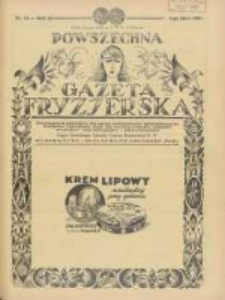 Powszechna Gazeta Fryzjerska : organ Związku Polskich Cech&oacute;w Fryzjerskich 1931.07.01 R.9 Nr13
