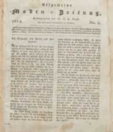 Allgemeine Moden-Zeitung : eine Zeitschrift f&uuml;r die gebildete Welt, begleitet von dem Bilder-Magazin f&uuml;r die elegante Welt 1824 Nr3