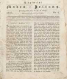 Allgemeine Moden-Zeitung : eine Zeitschrift f&uuml;r die gebildete Welt, begleitet von dem Bilder-Magazin f&uuml;r die elegante Welt 1824 Nr4