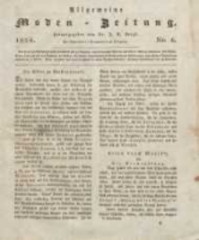 Allgemeine Moden-Zeitung : eine Zeitschrift f&uuml;r die gebildete Welt, begleitet von dem Bilder-Magazin f&uuml;r die elegante Welt 1824 Nr6
