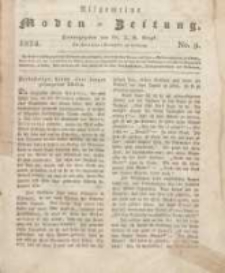 Allgemeine Moden-Zeitung : eine Zeitschrift f&uuml;r die gebildete Welt, begleitet von dem Bilder-Magazin f&uuml;r die elegante Welt 1824 Nr9