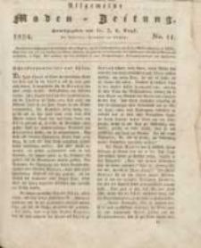 Allgemeine Moden-Zeitung : eine Zeitschrift f&uuml;r die gebildete Welt, begleitet von dem Bilder-Magazin f&uuml;r die elegante Welt 1824 Nr11