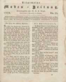 Allgemeine Moden-Zeitung : eine Zeitschrift f&uuml;r die gebildete Welt, begleitet von dem Bilder-Magazin f&uuml;r die elegante Welt 1824 Nr12