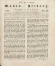 Allgemeine Moden-Zeitung : eine Zeitschrift für die gebildete Welt, begleitet von dem Bilder-Magazin für die elegante Welt 1824 Nr17