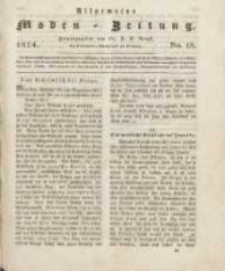 Allgemeine Moden-Zeitung : eine Zeitschrift f&uuml;r die gebildete Welt, begleitet von dem Bilder-Magazin f&uuml;r die elegante Welt 1824 Nr18