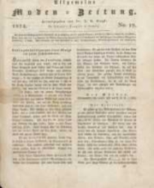 Allgemeine Moden-Zeitung : eine Zeitschrift f&uuml;r die gebildete Welt, begleitet von dem Bilder-Magazin f&uuml;r die elegante Welt 1824 Nr19
