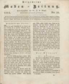 Allgemeine Moden-Zeitung : eine Zeitschrift f&uuml;r die gebildete Welt, begleitet von dem Bilder-Magazin f&uuml;r die elegante Welt 1824 Nr20