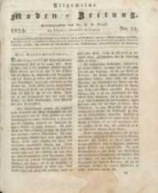 Allgemeine Moden-Zeitung : eine Zeitschrift f&uuml;r die gebildete Welt, begleitet von dem Bilder-Magazin f&uuml;r die elegante Welt 1824 Nr21