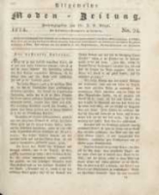 Allgemeine Moden-Zeitung : eine Zeitschrift f&uuml;r die gebildete Welt, begleitet von dem Bilder-Magazin f&uuml;r die elegante Welt 1824 Nr24