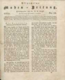 Allgemeine Moden-Zeitung : eine Zeitschrift f&uuml;r die gebildete Welt, begleitet von dem Bilder-Magazin f&uuml;r die elegante Welt 1824 Nr33
