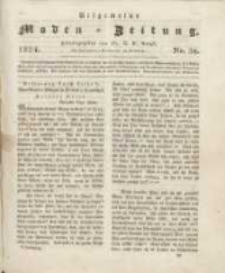 Allgemeine Moden-Zeitung : eine Zeitschrift f&uuml;r die gebildete Welt, begleitet von dem Bilder-Magazin f&uuml;r die elegante Welt 1824 Nr38
