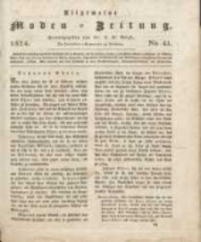 Allgemeine Moden-Zeitung : eine Zeitschrift f&uuml;r die gebildete Welt, begleitet von dem Bilder-Magazin f&uuml;r die elegante Welt 1824 Nr43