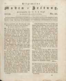 Allgemeine Moden-Zeitung : eine Zeitschrift f&uuml;r die gebildete Welt, begleitet von dem Bilder-Magazin f&uuml;r die elegante Welt 1824 Nr46