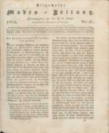 Allgemeine Moden-Zeitung : eine Zeitschrift f&uuml;r die gebildete Welt, begleitet von dem Bilder-Magazin f&uuml;r die elegante Welt 1824 Nr47