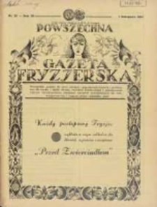 Powszechna Gazeta Fryzjerska : organ Związku Polskich Cechów Fryzjerskich 1931.11.01 R.9 Nr21
