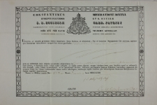 Dokument autentyczności relikwii św. Filipa Neri 30.XII.1863