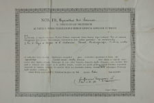 Dokument autentyczności relikwii św. Piusa V i św. Antonina