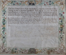 Dokument Filadelfii Kongregacji Oratorium św. Filipa Neri w Gostyniu z klasztorem benedyktyńskim w Lubiniu