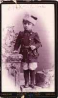 Józef Kostrzewski w wieku pięciu lat