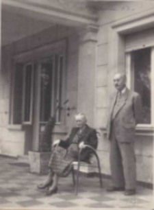 J&oacute;zef Kostrzewski z żoną Jadwigą w Cieplicach