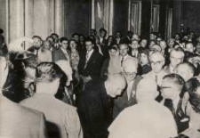 J&oacute;zef Kostrzewski na audiencji u papieża Jana XXIII