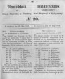 Amtsblatt der Königlichen Preussischen Regierung zu Bromberg. 1850.05.17 No.20