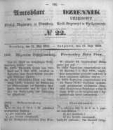 Amtsblatt der K&ouml;niglichen Preussischen Regierung zu Bromberg. 1850.05.31 No.22
