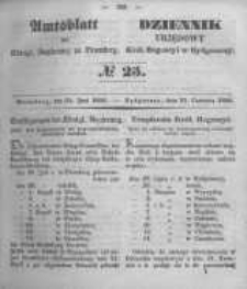 Amtsblatt der K&ouml;niglichen Preussischen Regierung zu Bromberg. 1850.06.21 No.25
