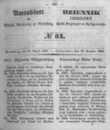 Amtsblatt der K&ouml;niglichen Preussischen Regierung zu Bromberg. 1850.08.23 No.34