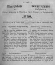 Amtsblatt der K&ouml;niglichen Preussischen Regierung zu Bromberg. 1850.10.04 No.40