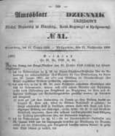 Amtsblatt der Königlichen Preussischen Regierung zu Bromberg. 1850.10.11 No.41