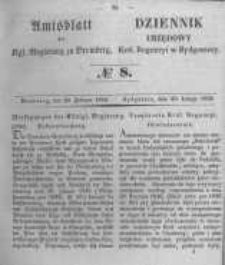 Amtsblatt der K&ouml;niglichen Preussischen Regierung zu Bromberg. 1852.02.20 No.8