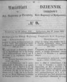 Amtsblatt der Königlichen Preussischen Regierung zu Bromberg. 1852.02.27 No.9